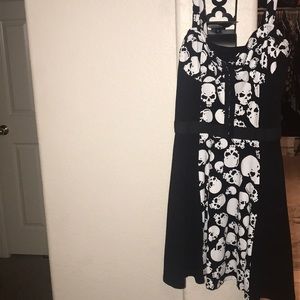 Royal bones skull party dress corset type front💀